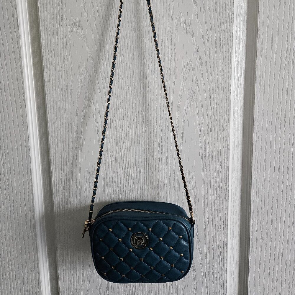 Badgley Mischka Quilted Studded Crossbody Camera Bag - Picture 10 of 10